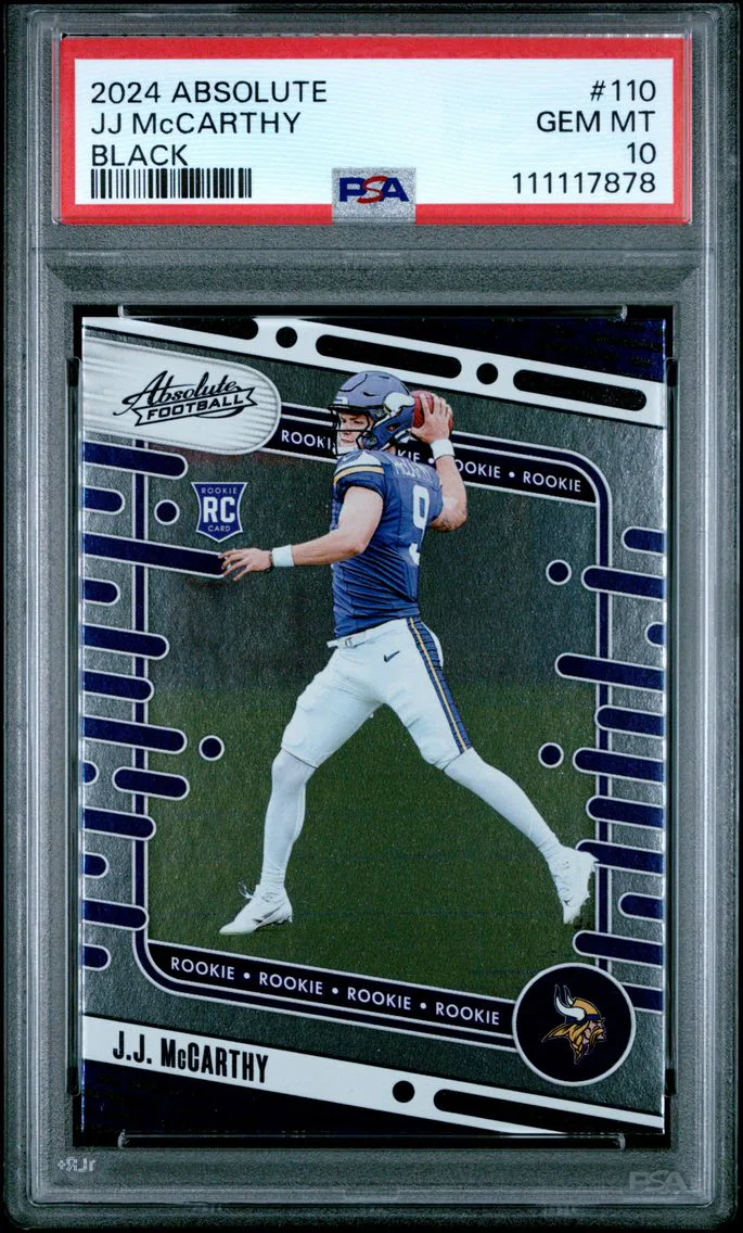 2024 #110 JJ McCarthy PSA 10 Panini Absolute