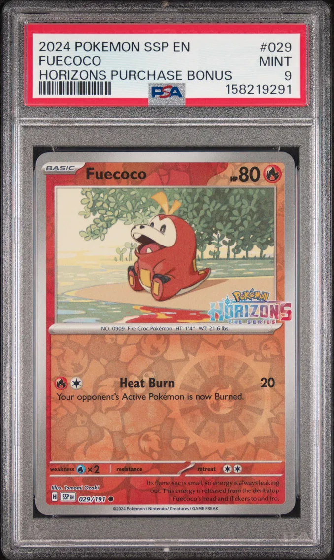 2024 #029 Fuecoco PSA 9 Ssp EN-S
