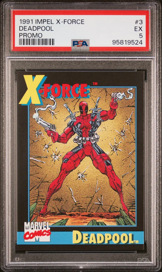 1991 #3 Deadpool PSA 5 Impel X-Force Promo