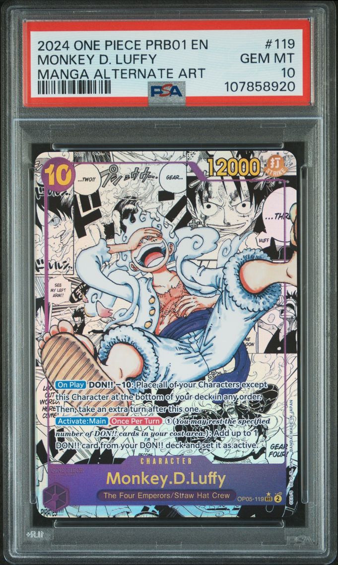 2024 #119 Monkey D. Luffy PSA 10