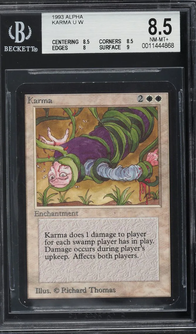 1993 #26 ALPHA KARMA BGS 8.5 MAGIC THE GATHERING