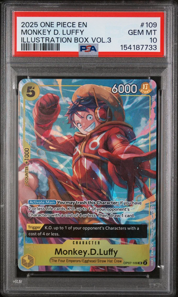 2025 #109 Monkey D. Luffy PSA 10 One Piece Promos