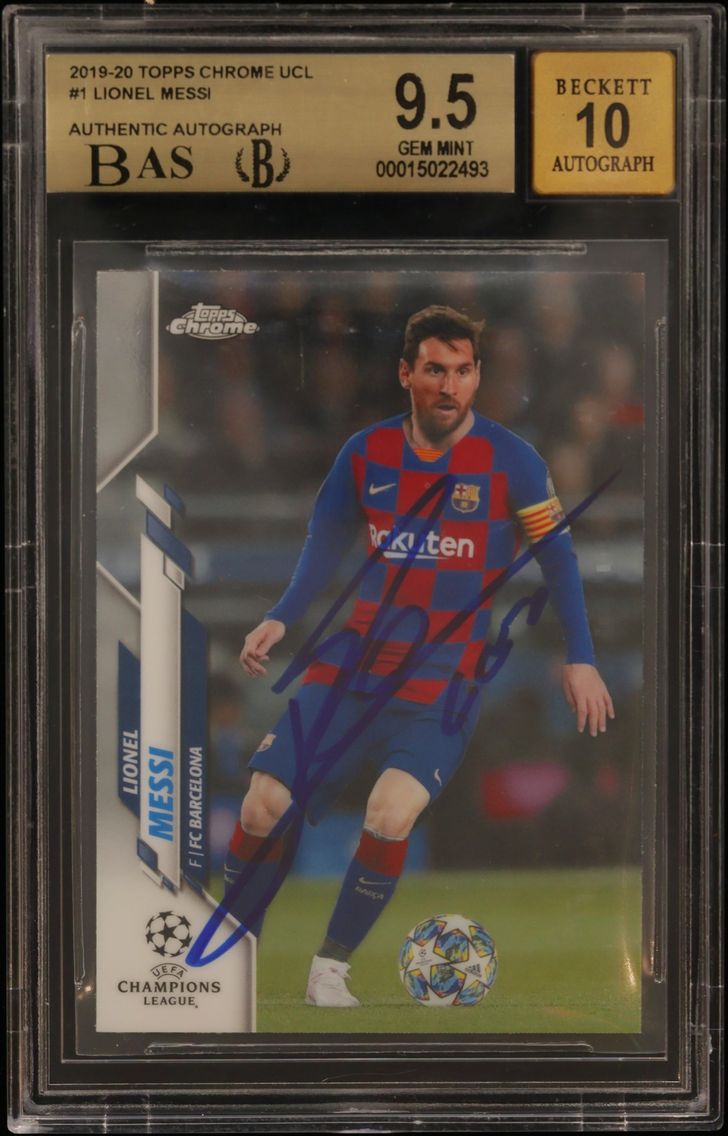 2019 #1 Lionel Messi BGS 9.5 Top