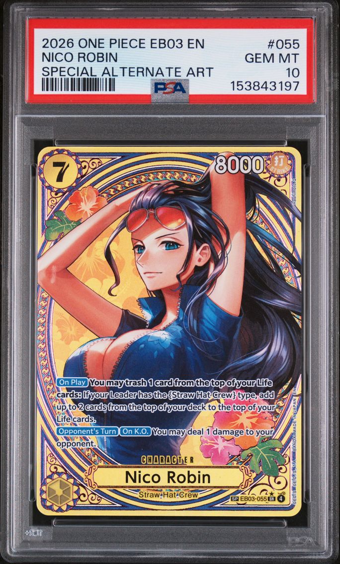 2026 #055 Nico Robin PSA 10 One 