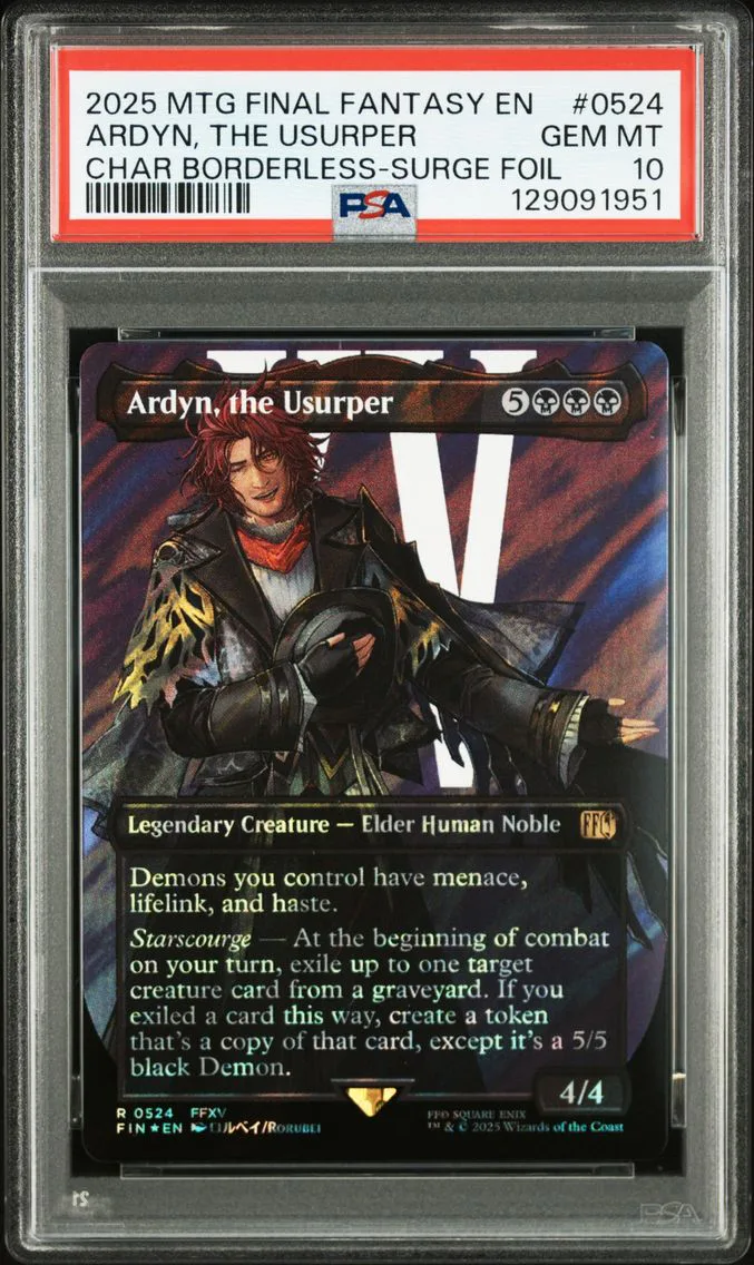 2025 #0524 Ardyn, the Usurper PSA 10 Final Fantasy Magic The Gathering
