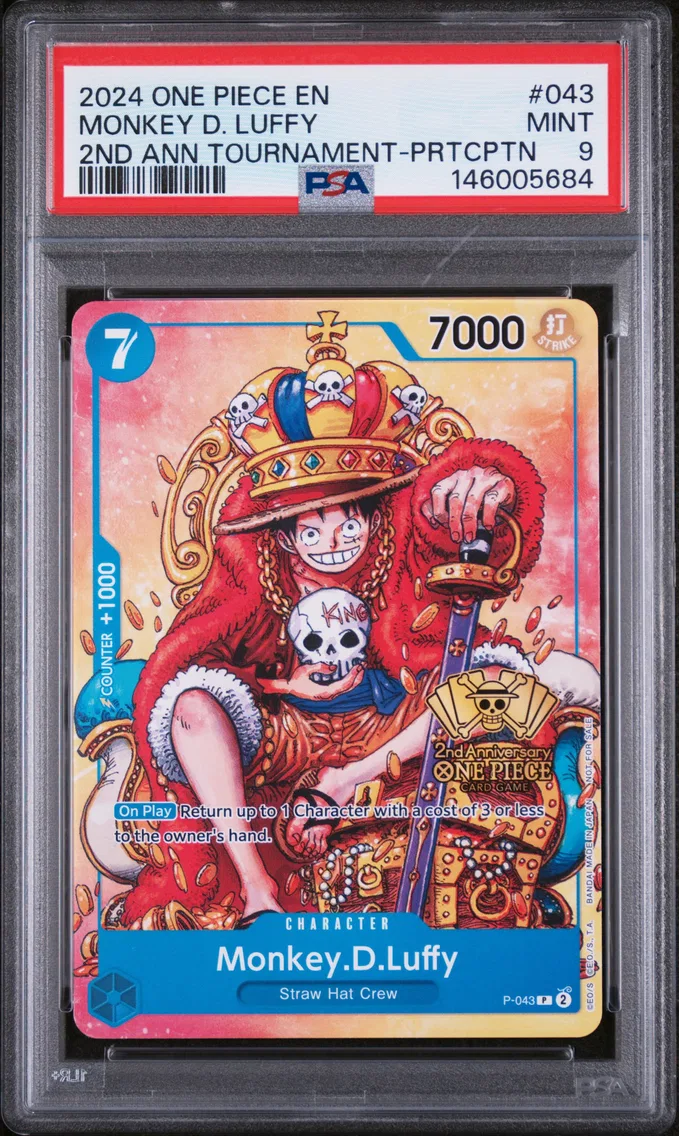 2024 #043 Monkey D. Luffy PSA 9 One Piece Promos