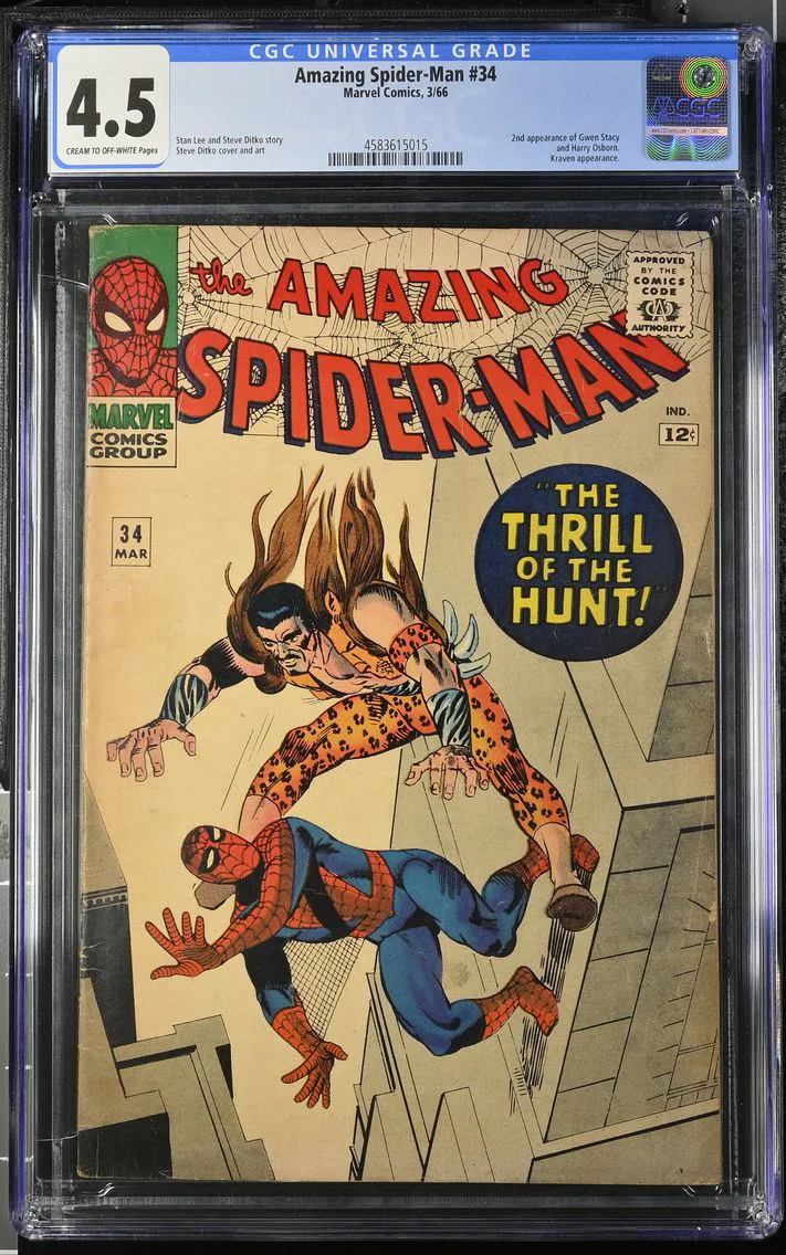 1966 Amazing Spider-Man #34 CGC 