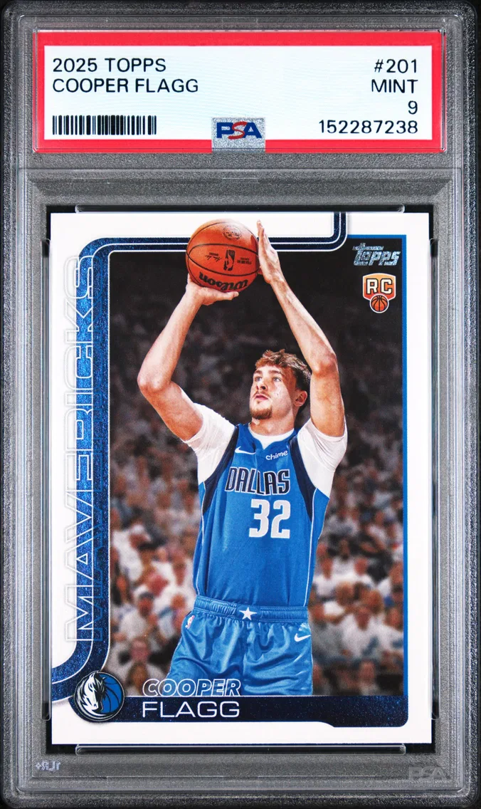 2025 #201 Cooper Flagg PSA 9 Topps
