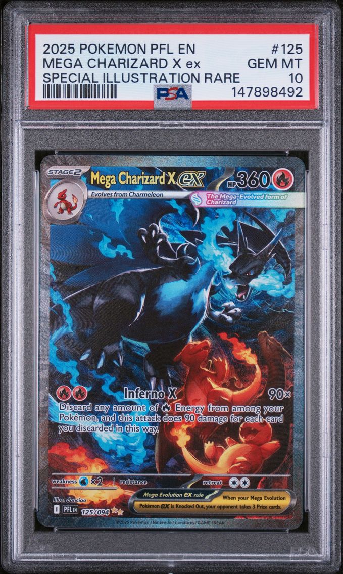 2025 #125 Mega Charizard X EX PS