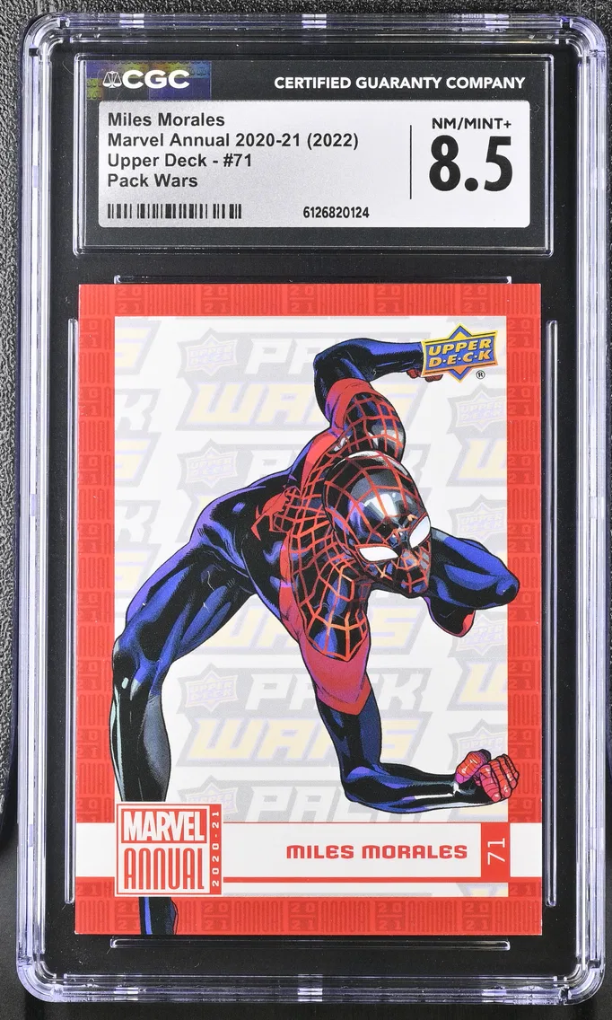 2022 #71 Miles Morales CGC 8.5 Marvel Annual 2020-21 (2022 Upper Deck) - English