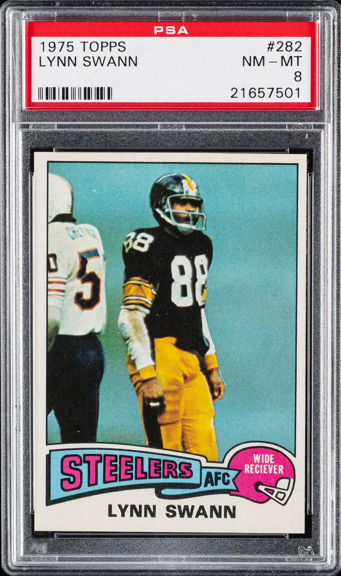 1975 #282 Lynn Swann PSA 8 Topps