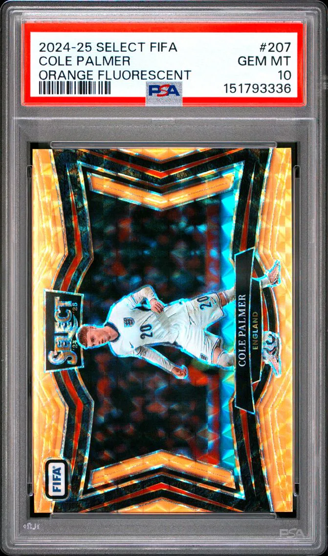 2024 #207 Cole Palmer PSA 10 Panini Select FIFA