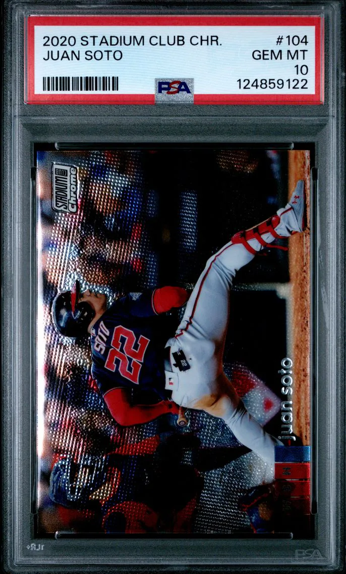 2020 #104 Juan Soto PSA 10 Stadium Club Chrome