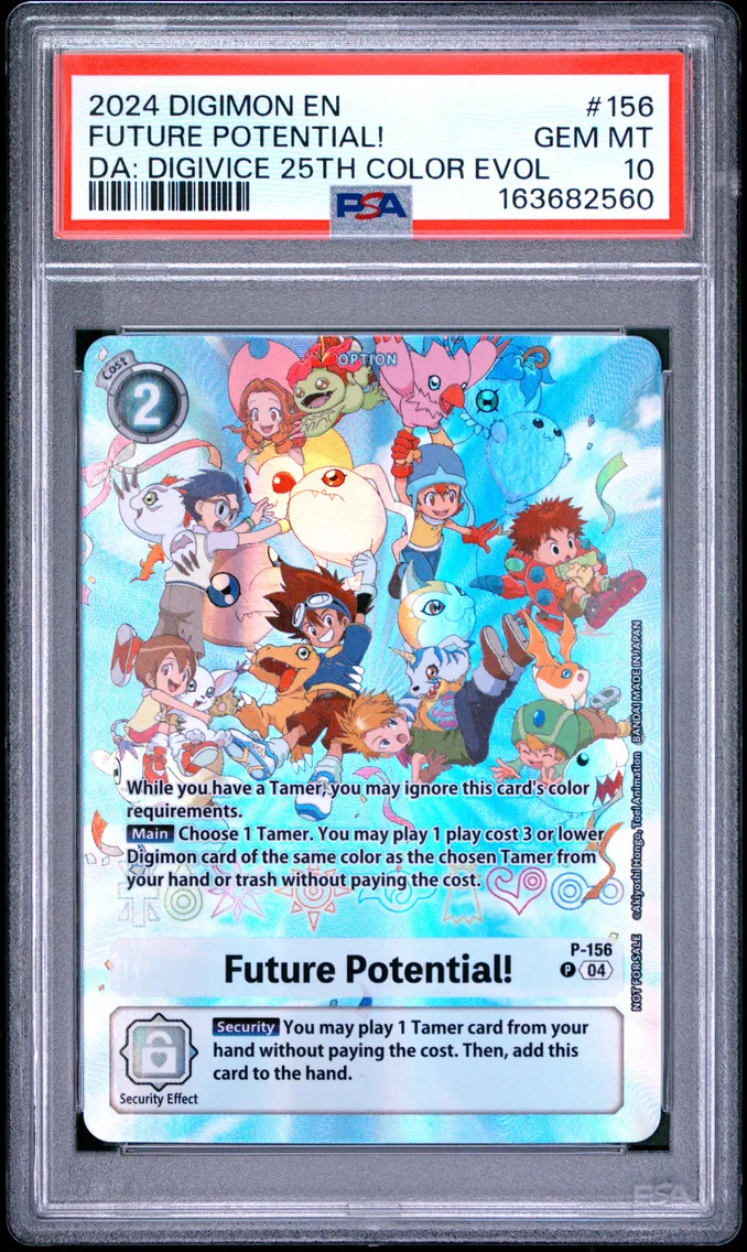 2024 #156 Future Potential! PSA 10 Digimon Promos