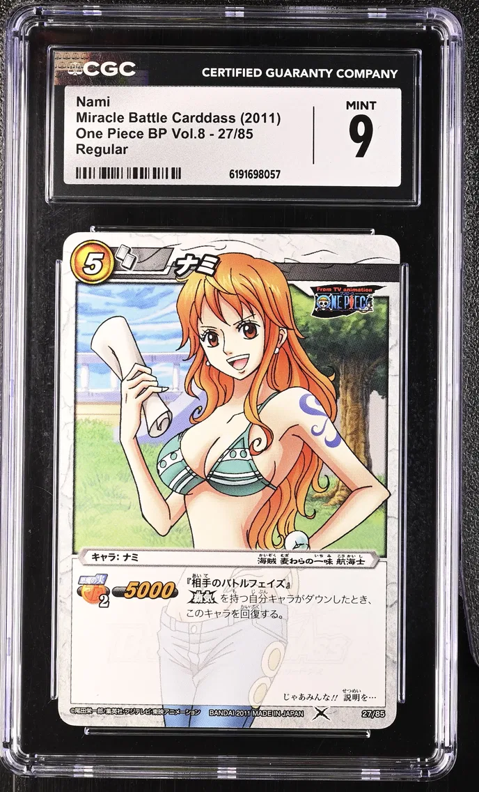 2011 #27 Nami CGC 9 (OP08) One Piece Booster Pack Vol.8 - Japanese