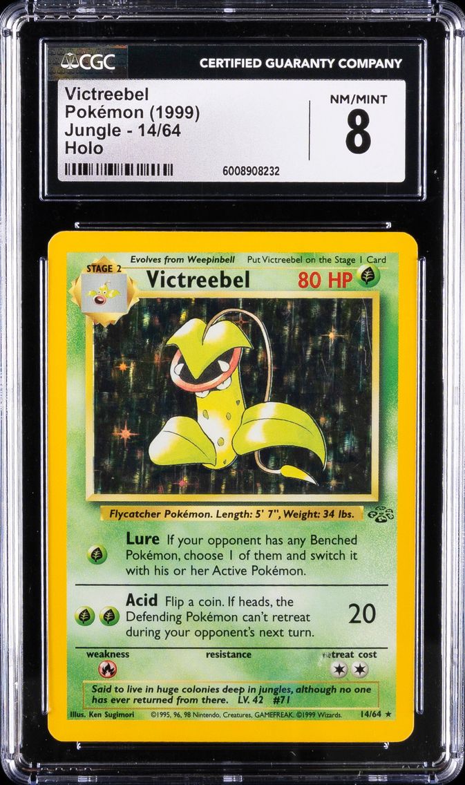 1999 #14 Victreebel-Holo CGC 8 J
