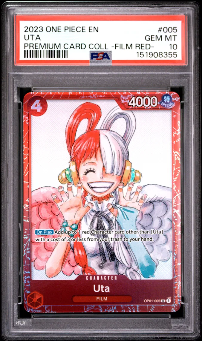 2023 #005 Uta PSA 10 One Piece Premium Card Collection -One Piece Film Red-