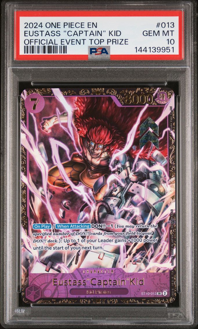2024 #013 Eustass "Captain" Kid PSA 10 One Piece Promos