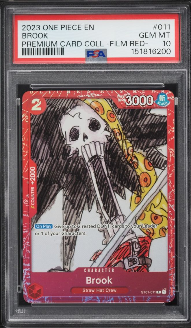 2023 #ST01-011 Brook PSA 10 One Piece Premium Collection Film Red