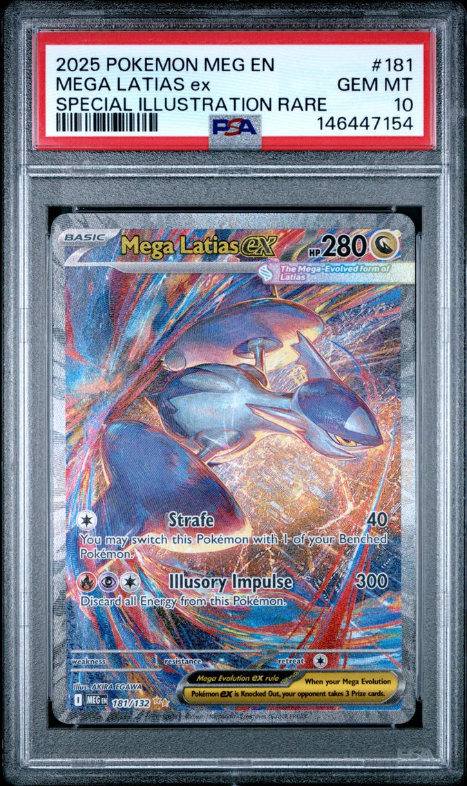 2025 #181 Mega Latias EX PSA 10 Meg EN-Mega Evolution