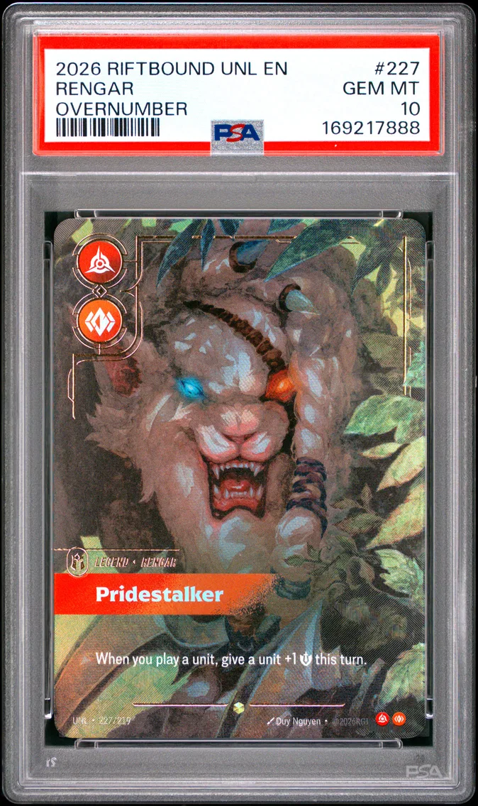 2026 #227 Rengar - Pridestalker PSA 10 Riftbound: League of Legends Unl-Unleashed