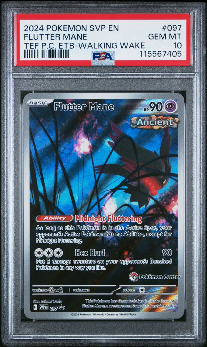2024 #097 Flutter Mane PSA 10 Svp EN-SV Black Star Promo