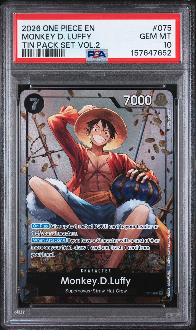 2026 #075 Monkey D. Luffy PSA 10 One Piece Promos