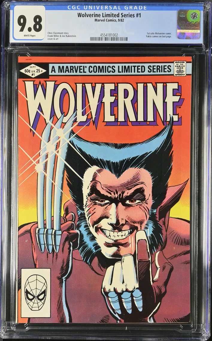 1982 Wolverine Limited Series #1 CGC 9.8 Marvel Comics