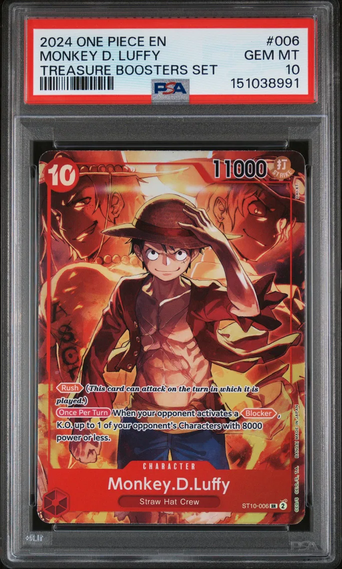2024 #006 Monkey D. Luffy PSA 10 One Piece Promos