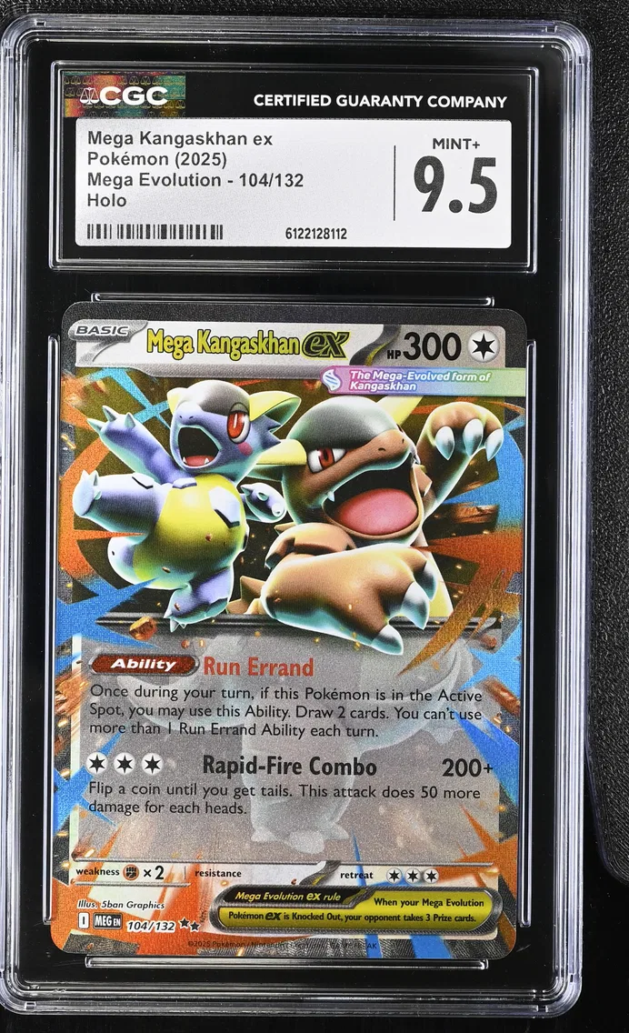2025 #104 Mega Kangaskhan ex CGC 9.5 Mega Evolution - MEG EN - English