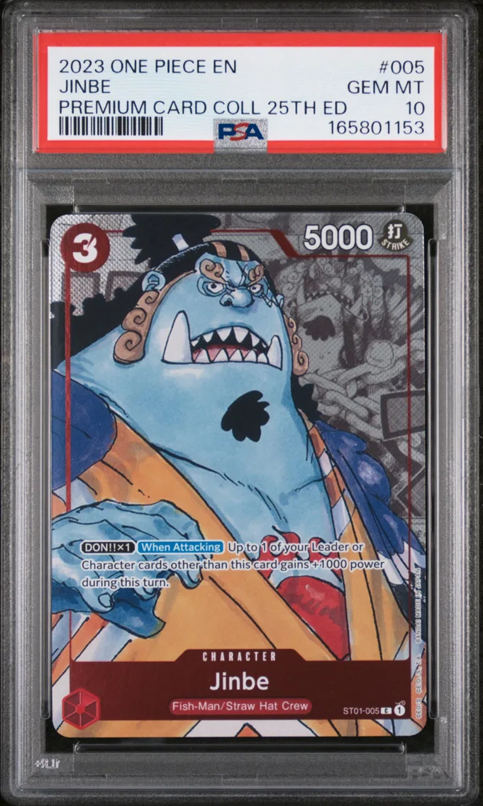 2023 #005 Jinbe PSA 10 One Piece Premium Card Collection 25th Edition