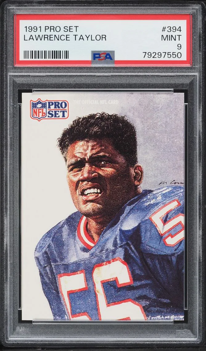 1991 Pro Set Football Lawrence Taylor #394 PSA 9 MINT