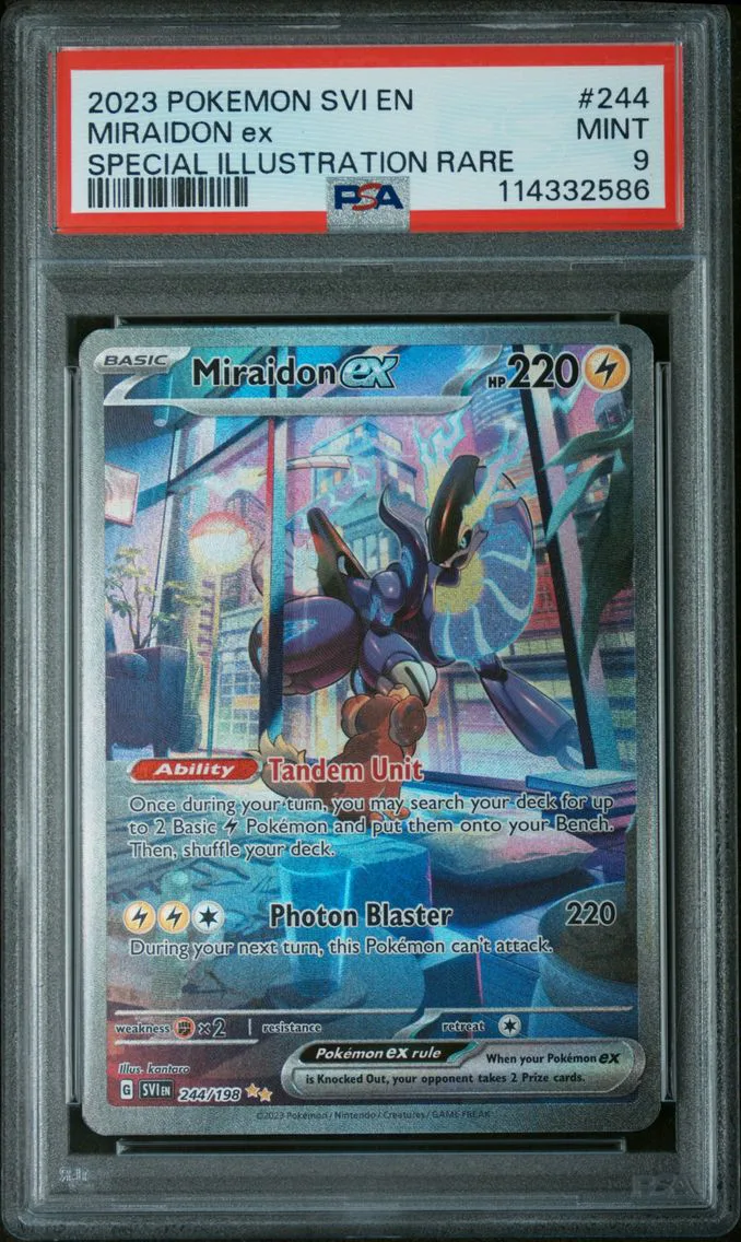 2023 #244 Miraidon EX PSA 9 Svi EN-Scarlet & Violet
