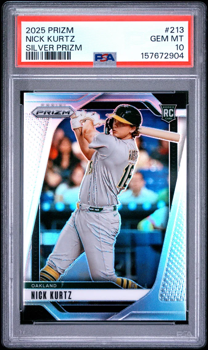 2025 #213 Nick Kurtz PSA 10 Panini Prizm