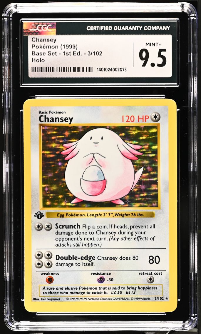 1999 #3 Chansey CGC 9.5 Base Set