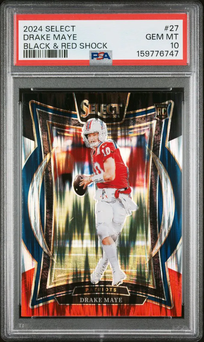 2024 #27 Drake Maye PSA 10 Panini Select