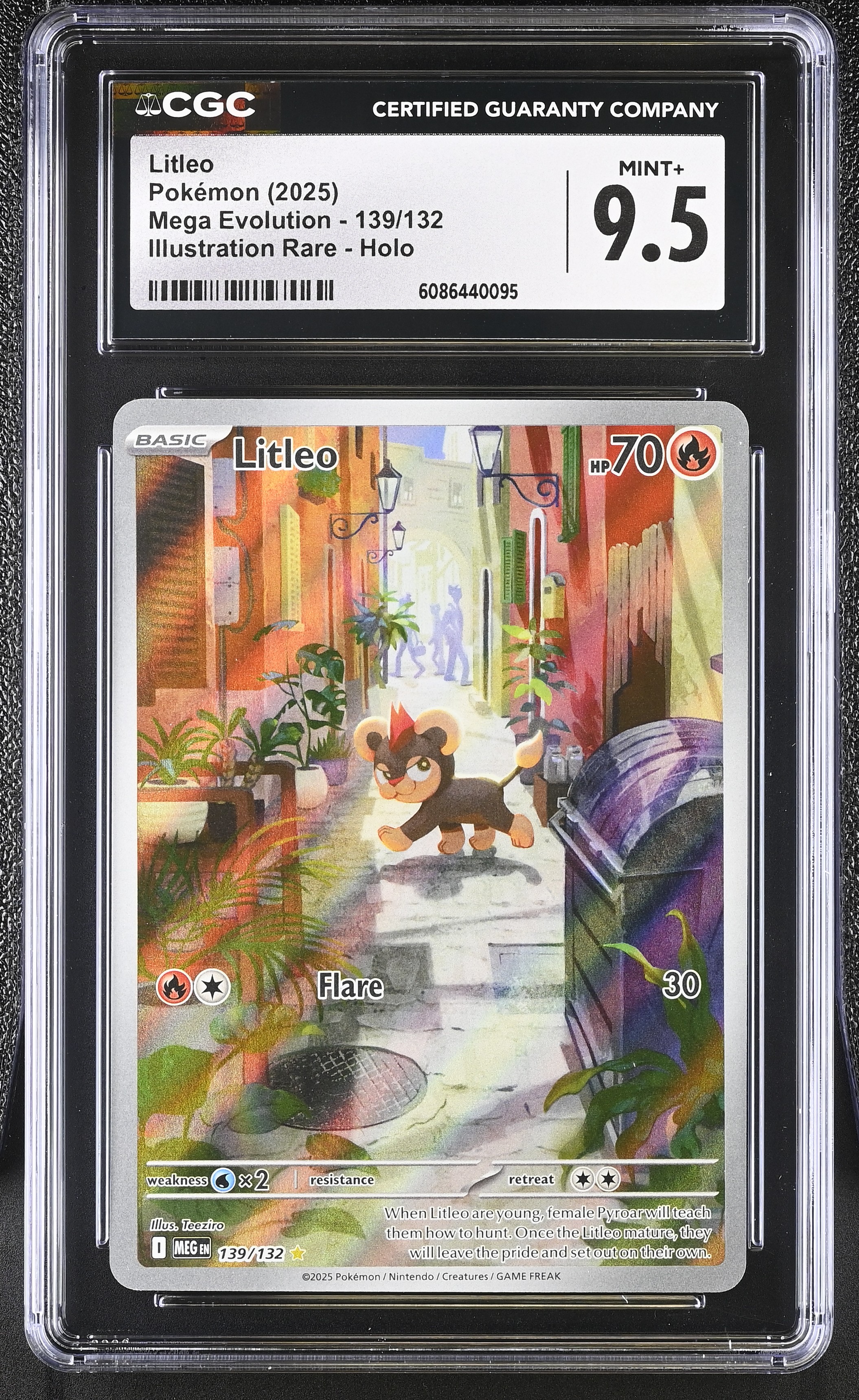 2025 #139 Litleo CGC 9.5 Mega Evolution - Meg En - English