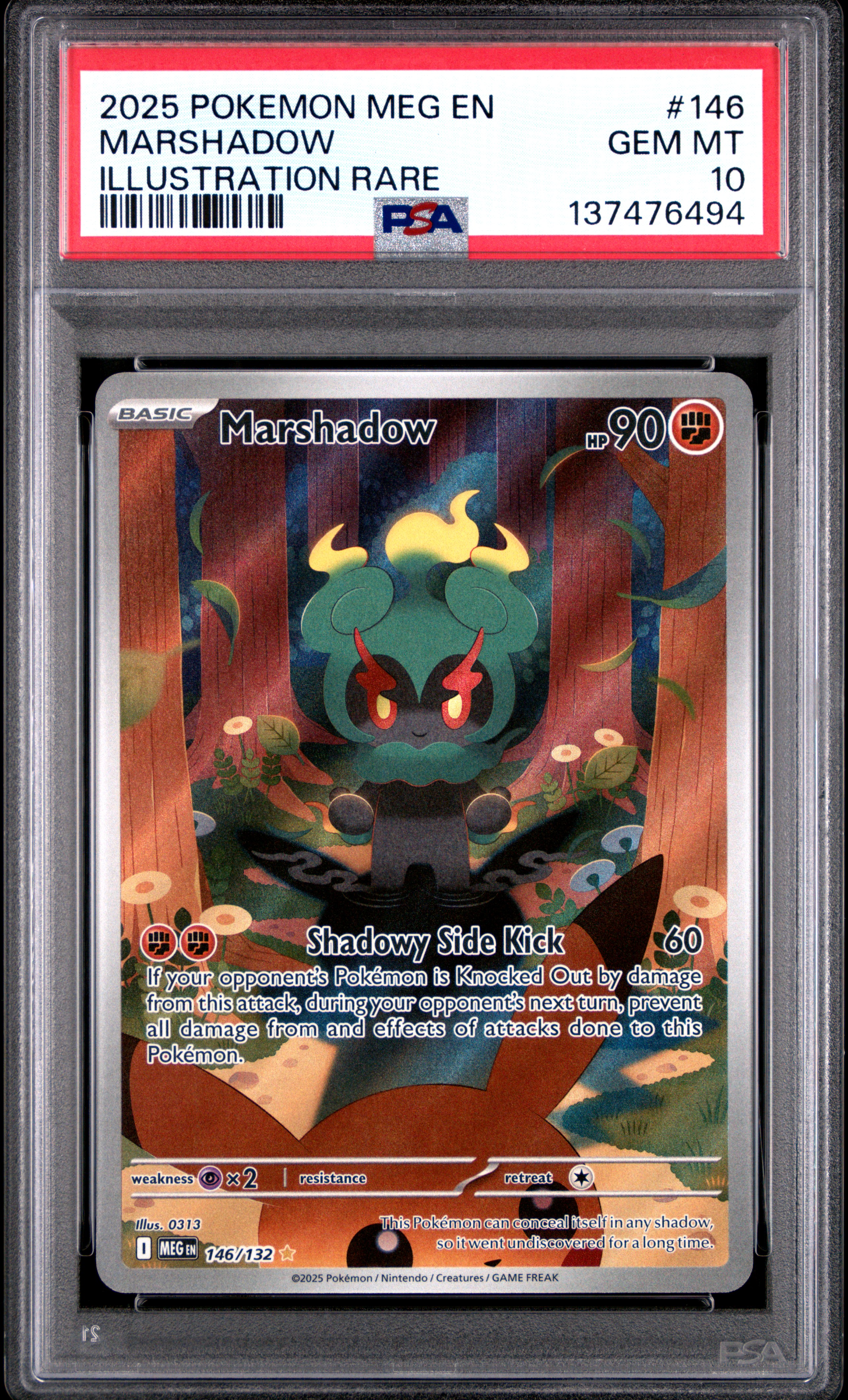 2025 #146 Marshadow PSA 10 Meg En-Mega Evolution