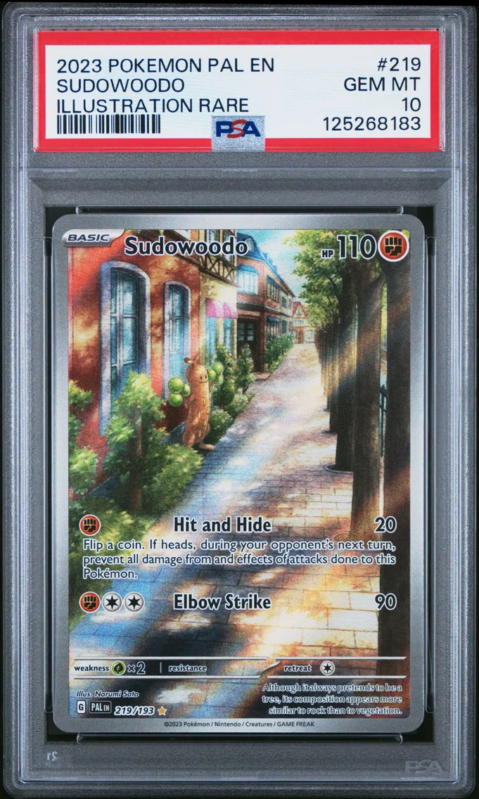 2023 #219 Sudowoodo PSA 10 Pal EN-Paldea Evolved