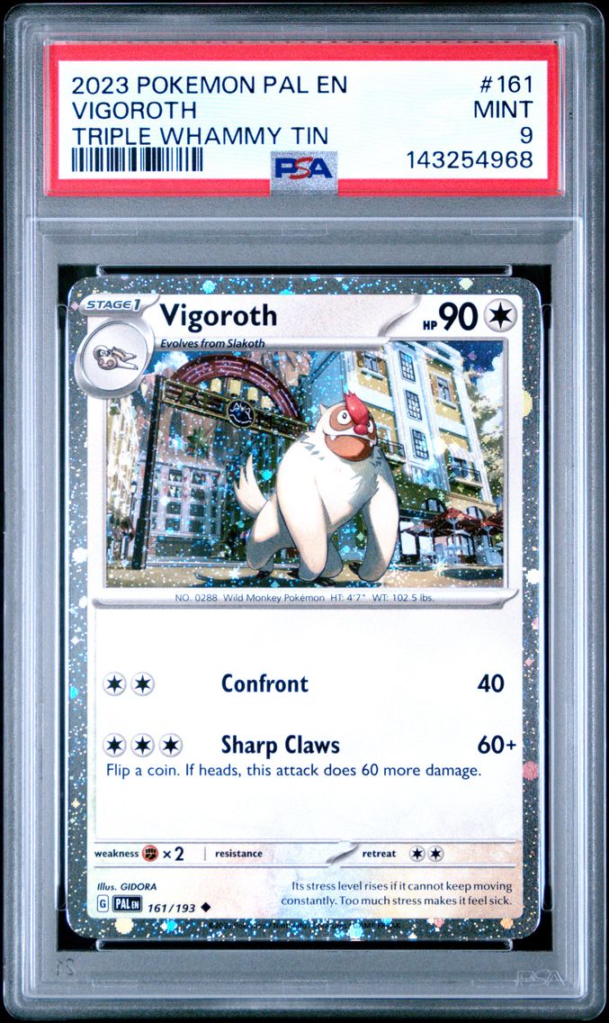 2023 #161 Vigoroth PSA 9 Pal EN-Paldea Evolved Pokemon