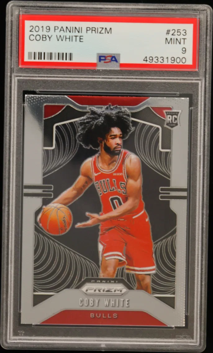 2019 #253 Coby White PSA 9 Panini Prizm