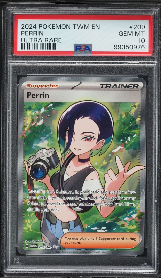 2024 #209 Perrin PSA 10 Twm EN-Twilight Masquerade Pokemon