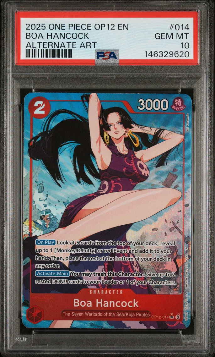 2025 #014 Boa Hancock PSA 10 One Piece OP12-Legacy of the Master