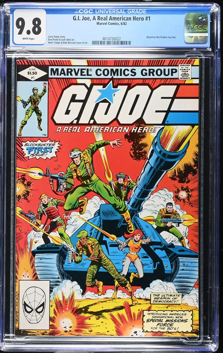 1982 #NA 1982 G.I. Joe, A Real American Hero #1 CGC 9.8 Marvel Comics CGC 9.8