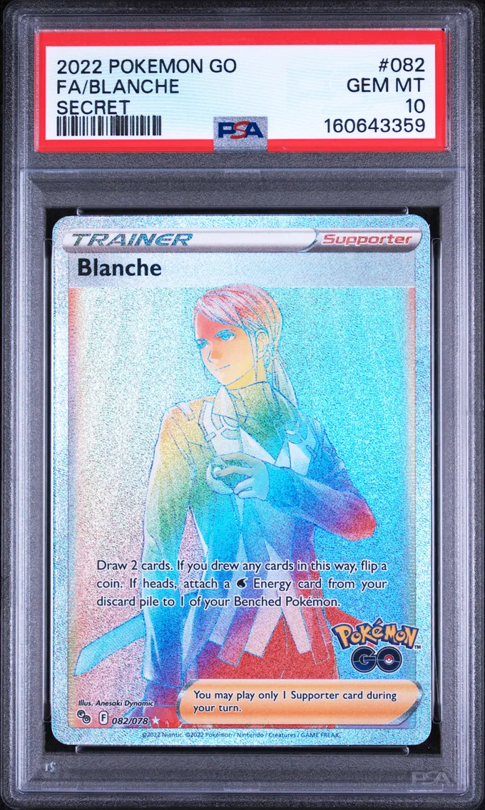 2022 #082 Full Art/Blanche PSA 10 Go