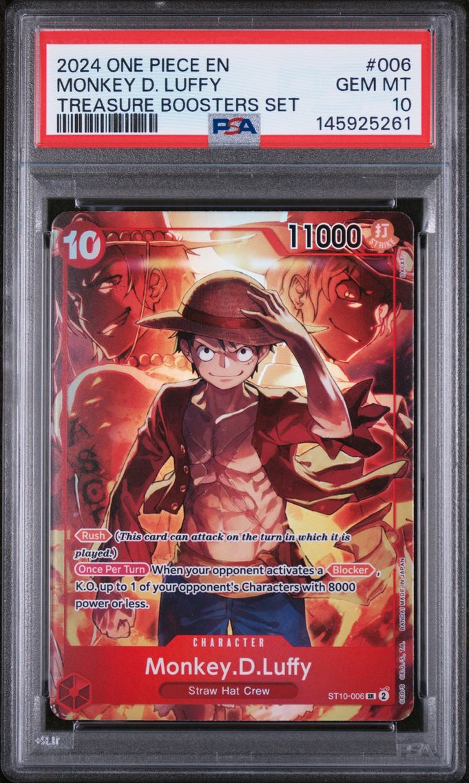 2024 #006 Monkey D. Luffy PSA 10 One Piece Promos