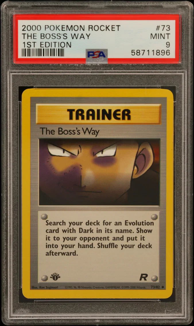 2000 #73 The Boss's Way 1st Edition PSA 9 Rocket