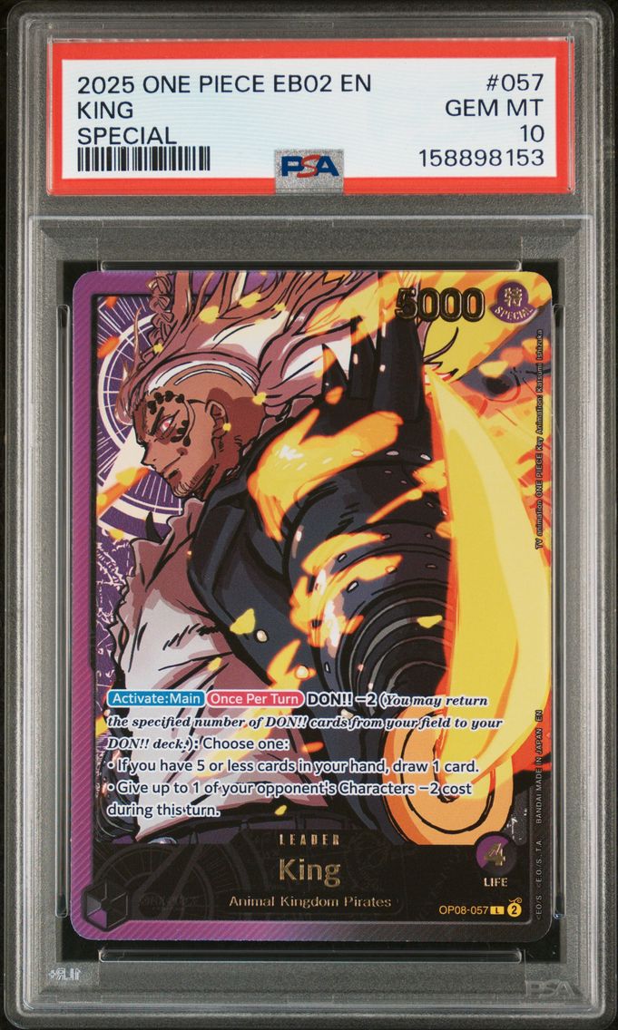 2025 #057 King PSA 10 One Piece 