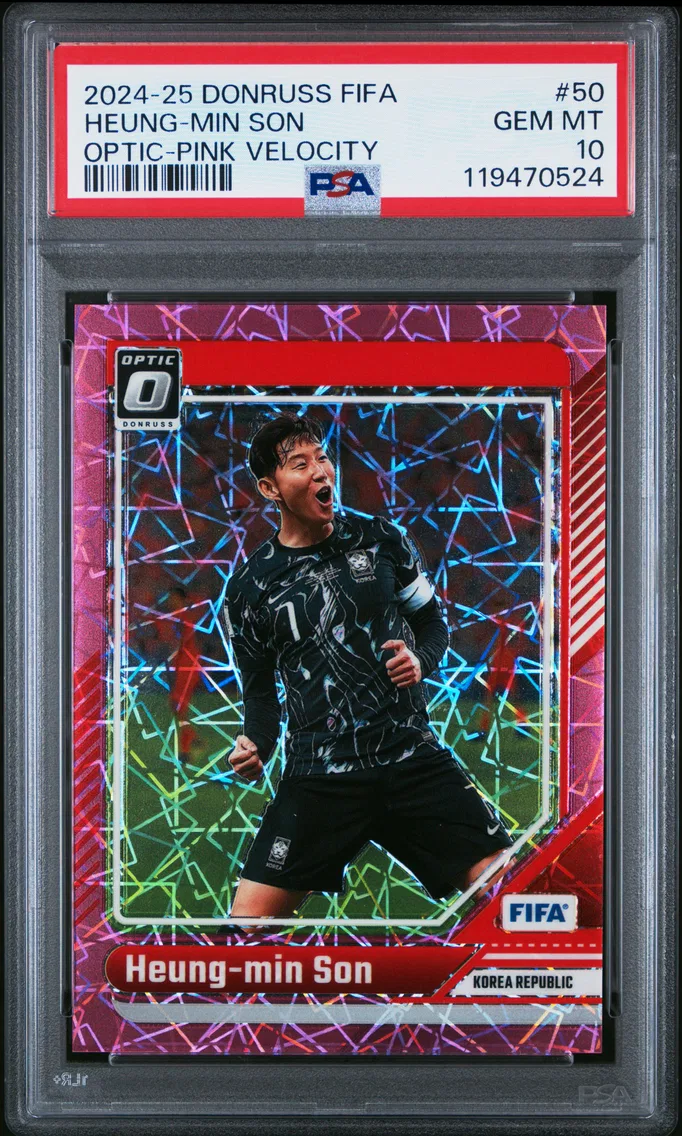 2024 #50 Heung-Min Son PSA 10 Panini Donruss FIFA