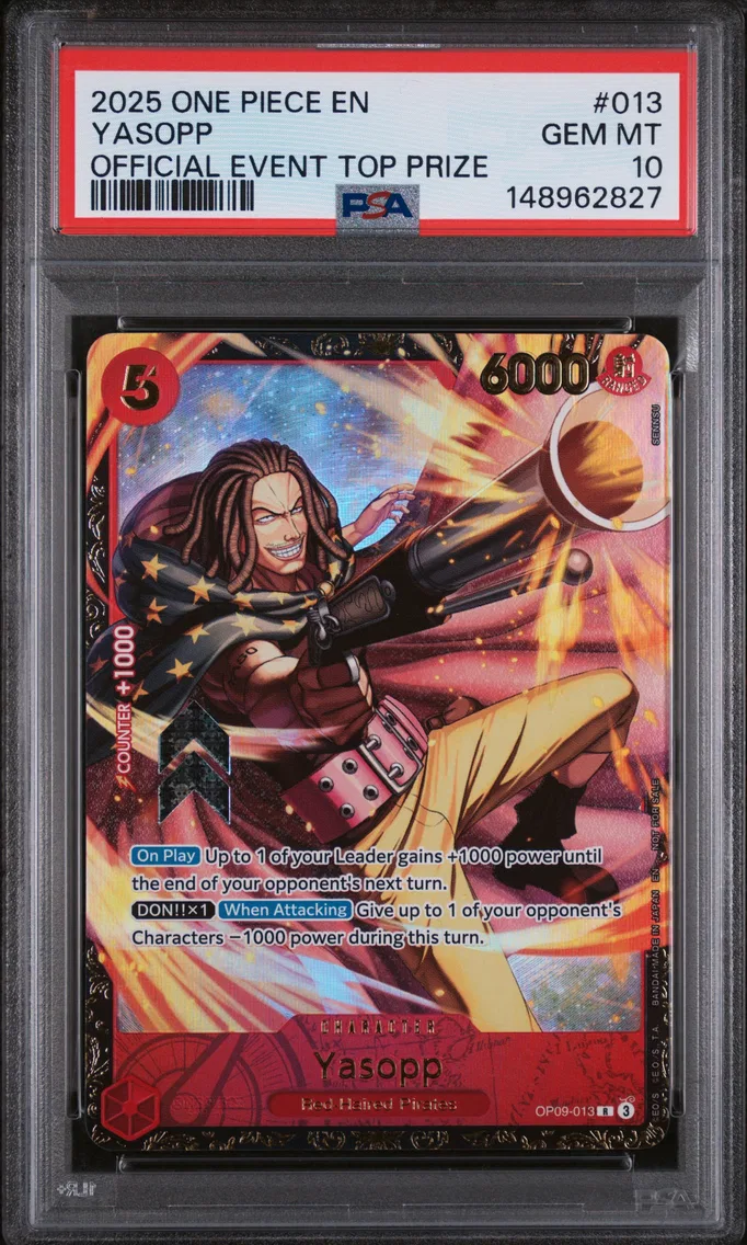 2025 #013 Yasopp PSA 10 One Piece Promos